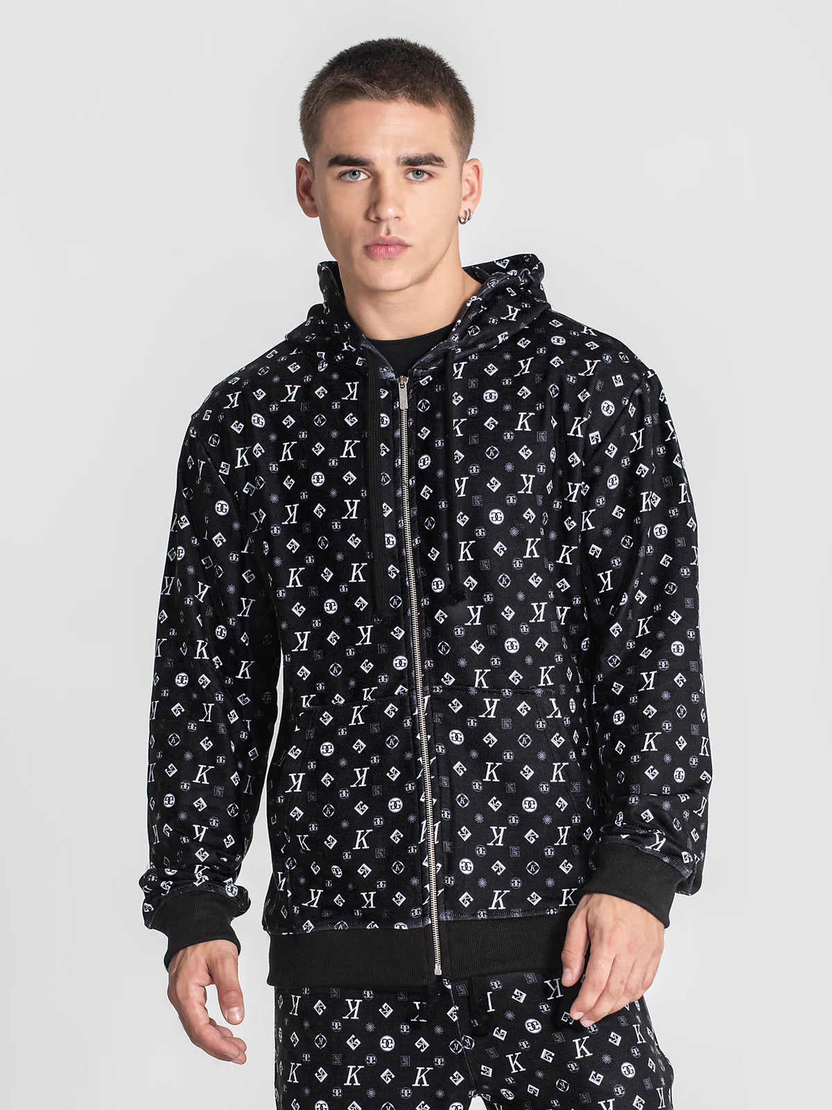 Chaqueta chandal logos negro GIANNI KAVANAGH