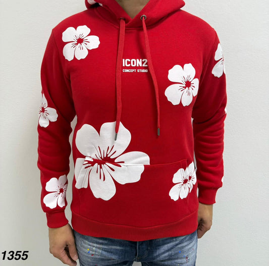 Sudadera flores ICON2