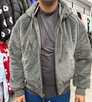 Chaqueta de pelo reversible Zara ￼