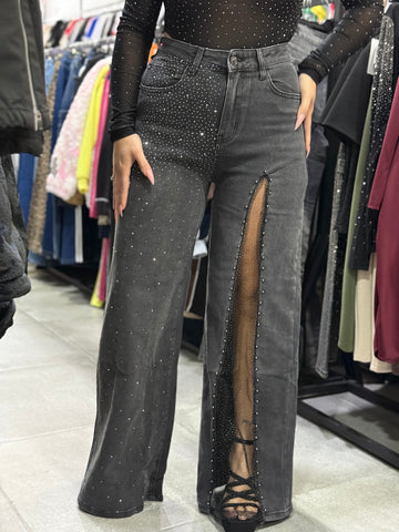 Pantalón vaquero abertura