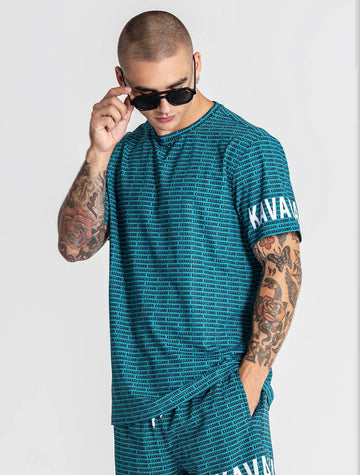 Camiseta letras verde GIANNI KAVANAGH