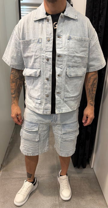 Conjunto vaquero bolsillos