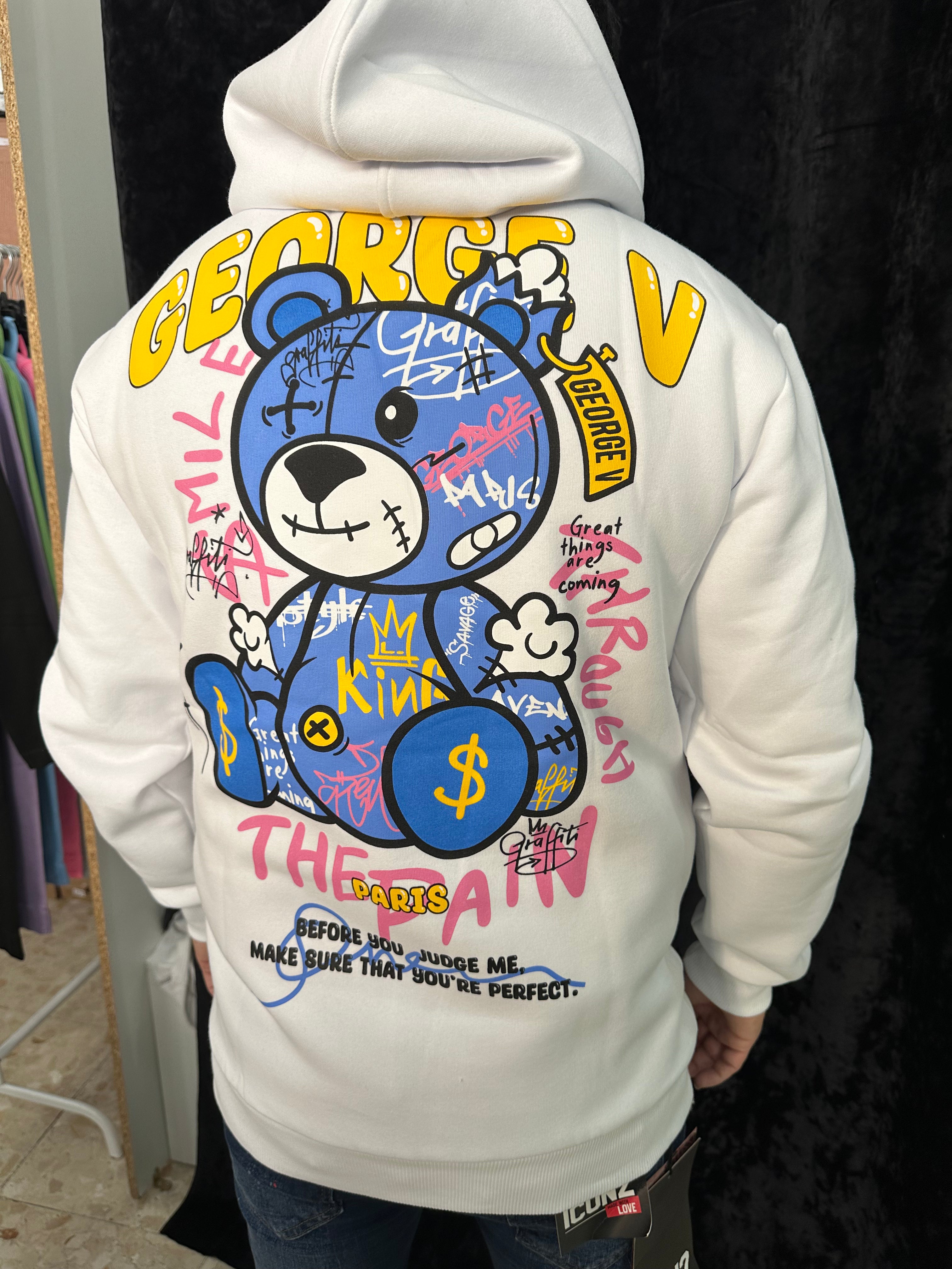 Sudadera oso color GEORGE V - Main Image