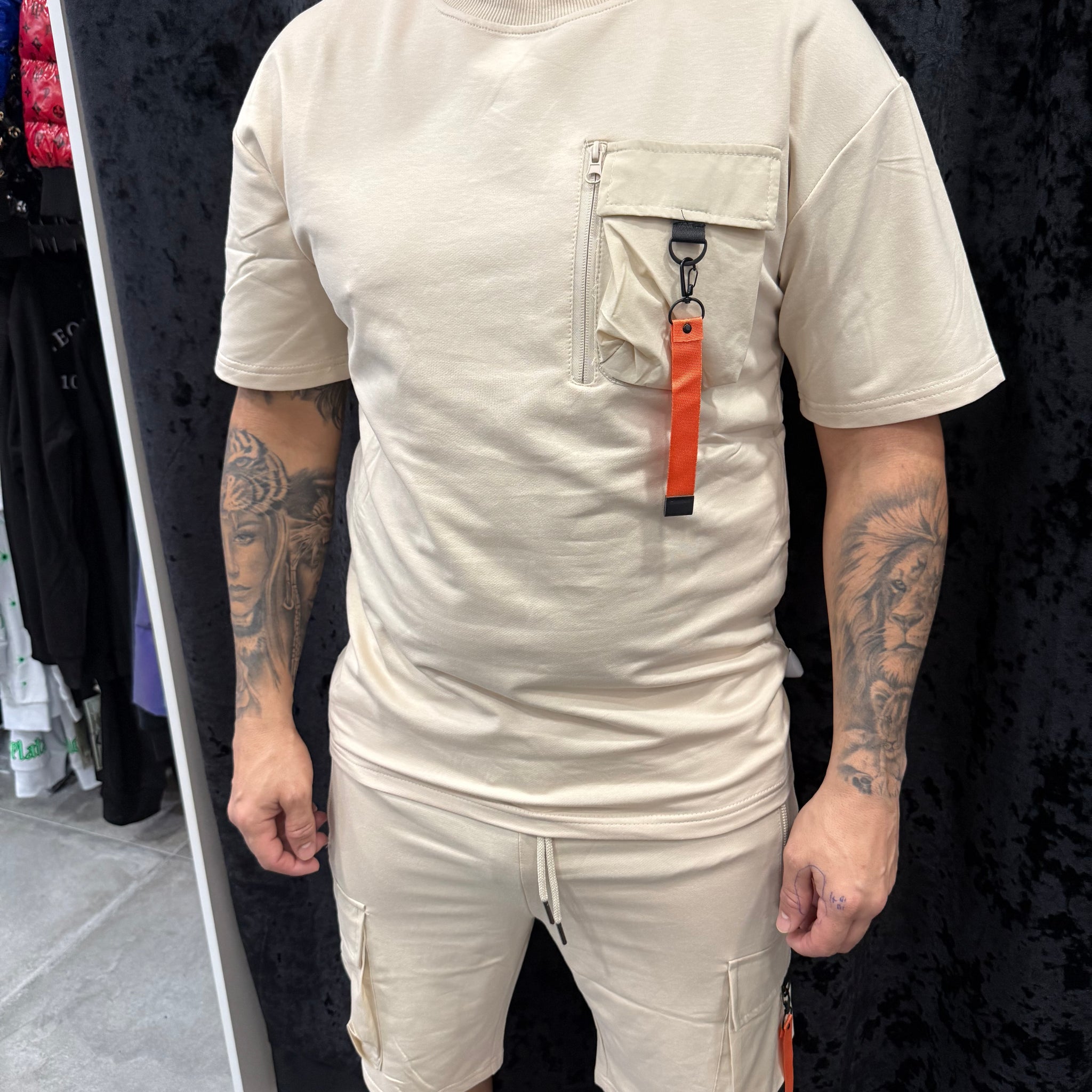 Conjunto bolsillos cuerda