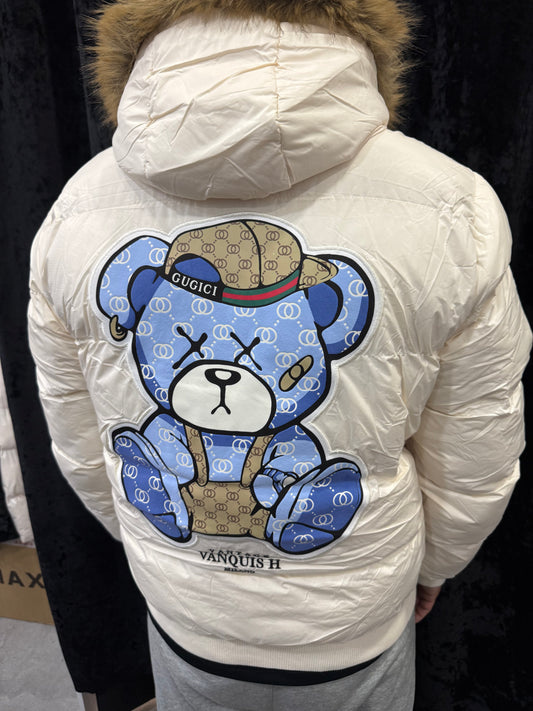 Chaqueta oso gorro