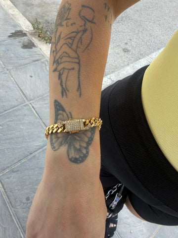 Pulsera cubana mujer y niño