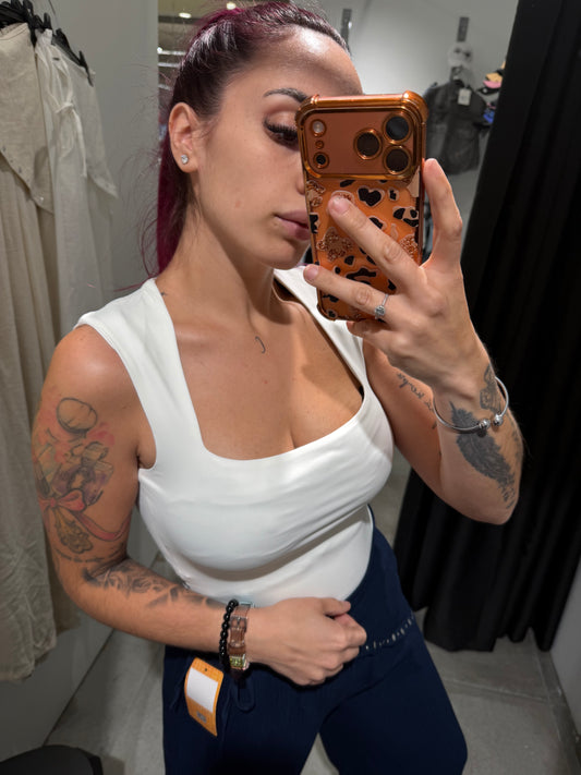 Body escote cuadrado