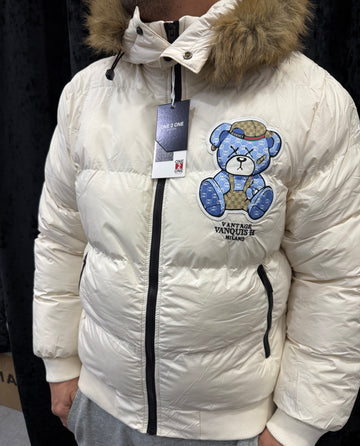 Chaqueta oso gorro