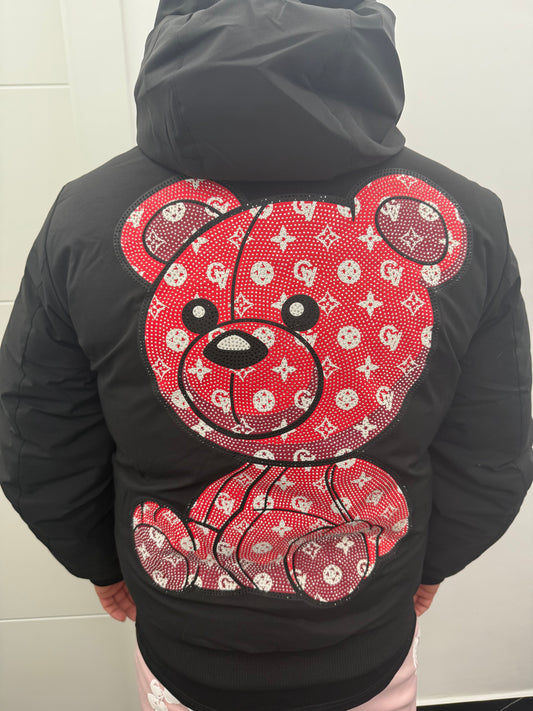 Chaquetón oso sentado