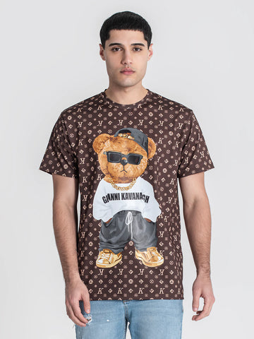 Camiseta marrón oso GIANNI KAVANAGH