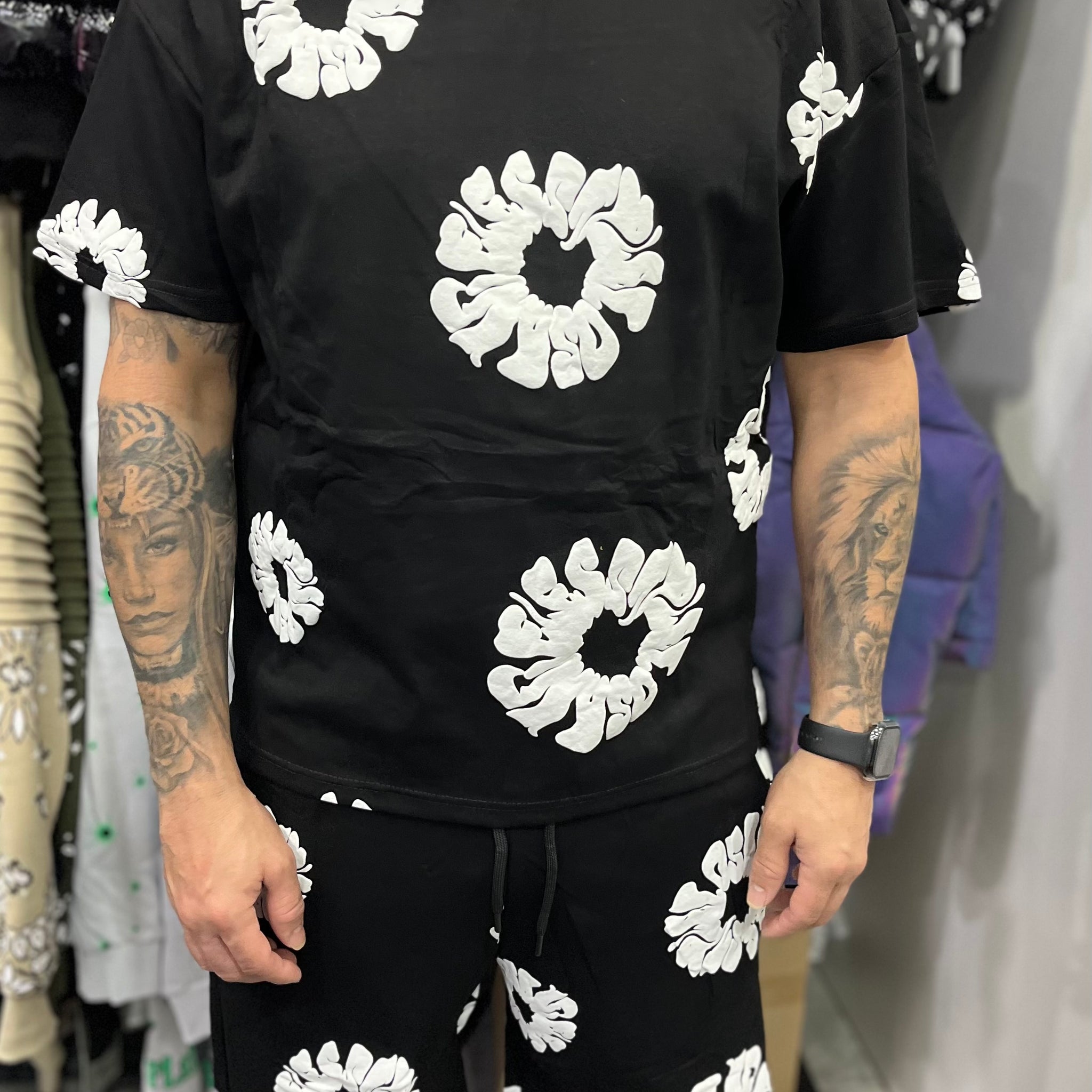 Conjunto flores new overside