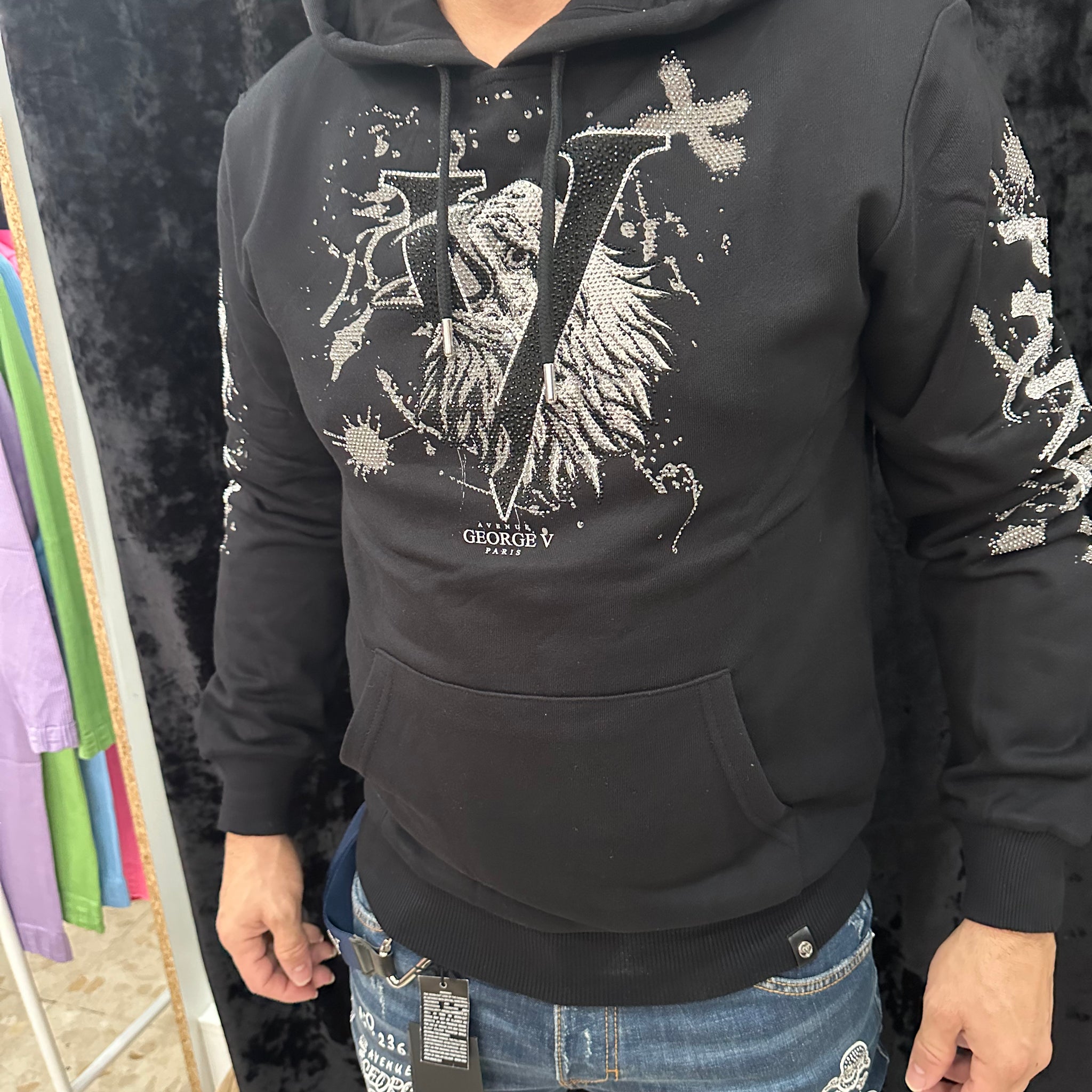 Sudadera águila perlas GEORGE V