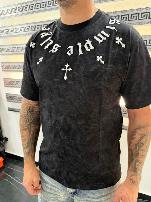 Camiseta simple Style cruz
