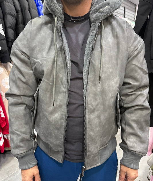 Chaqueta de pelo reversible Zara ￼