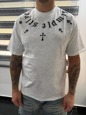 Camiseta simple Style cruz
