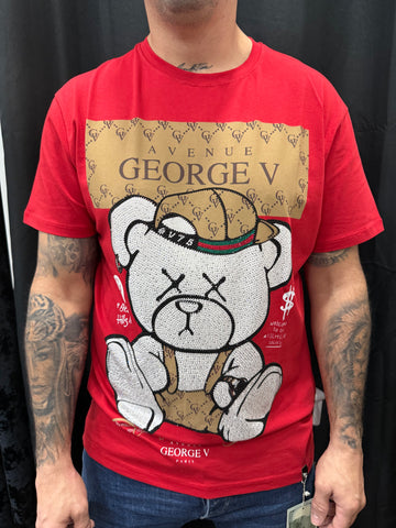 Camiseta oso gorra perlas GEORGE V
