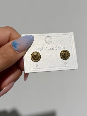 Pendientes pequeños medusa