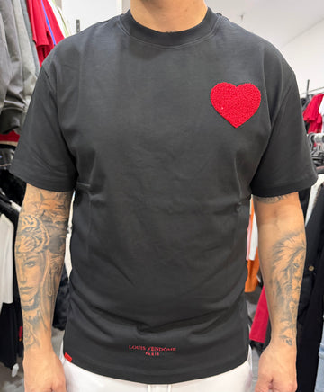 Camiseta corazón LOUIS VENDOMD