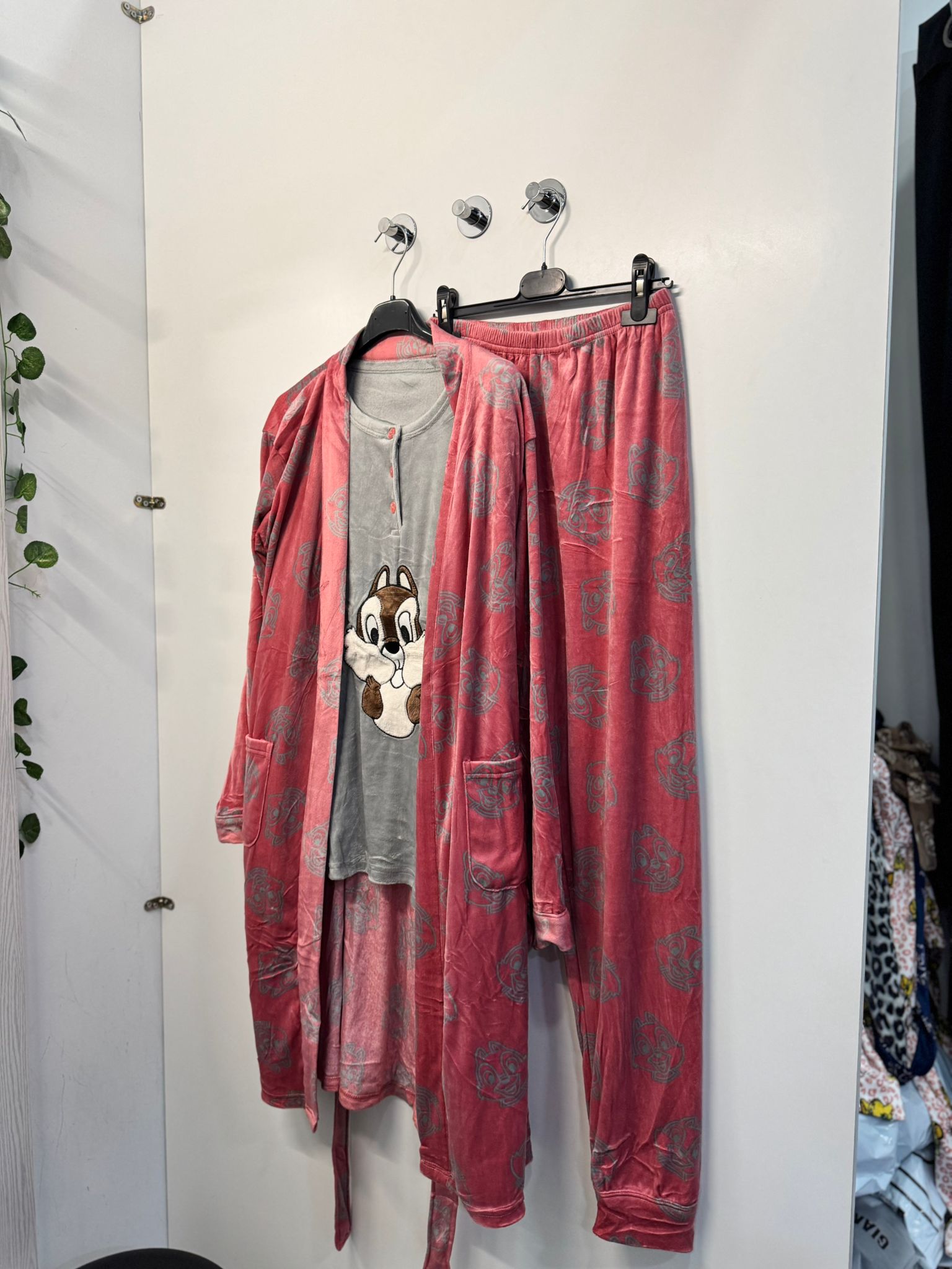 Pijama ardilla 3 piezas