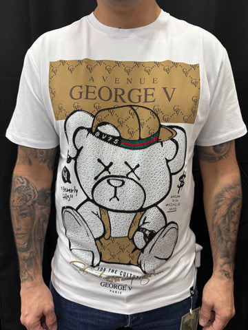 Camiseta oso gorra perlas GEORGE V