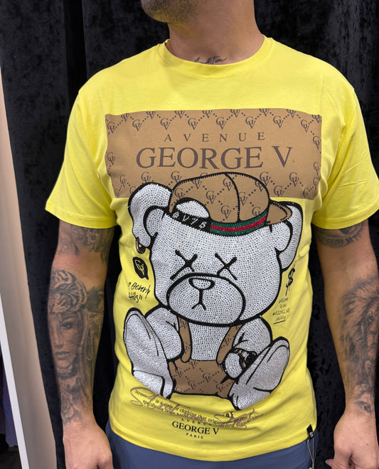 Camiseta oso gorra perlas GEORGE V