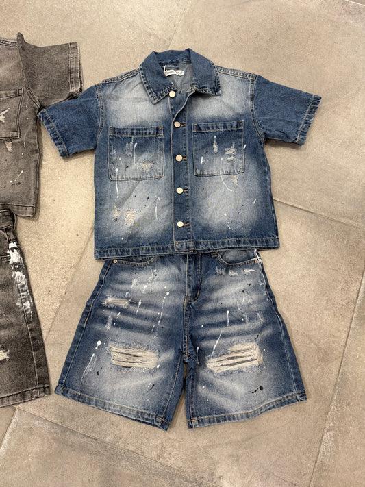 Conjunto vaquero pintura niño